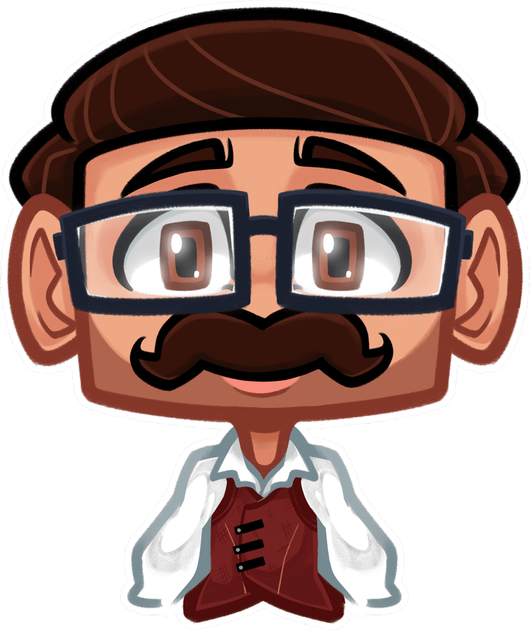 Illustrated portrait of Kevin Hinkle