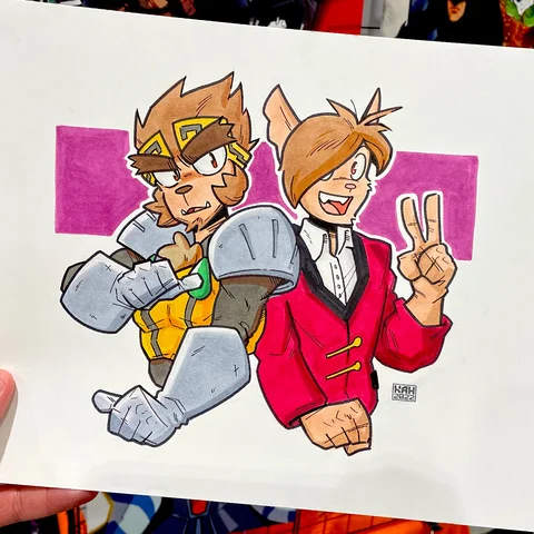 Anime Tiger Duo