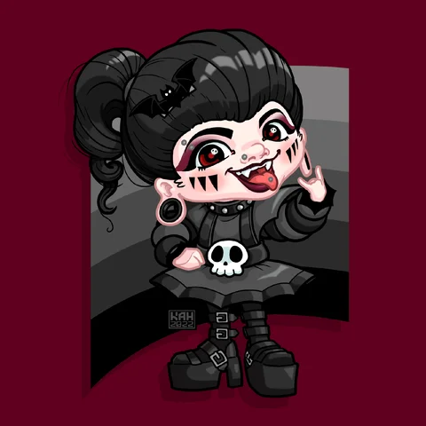 Rainbow Goth