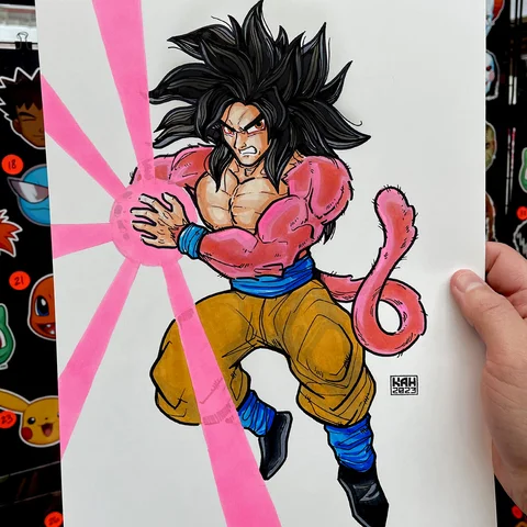 Anime SS4 Goku