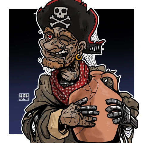 MOR Pirate Animatronic