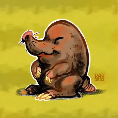 Mole Playing Rough